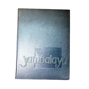 1967 Tulane University Vintage Yearbook Jambalaya Louisiana Embossed Cover